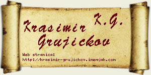 Krasimir Grujičkov vizit kartica